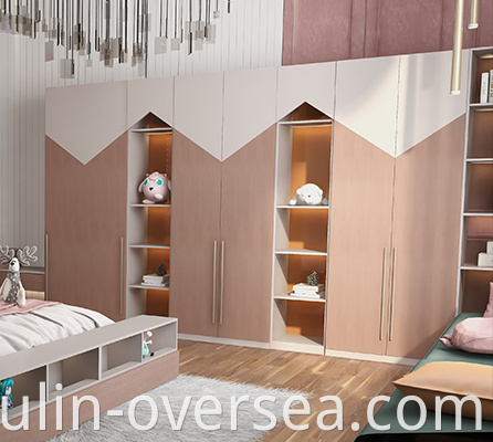 Children Bedroom Customization Desk and Wardrobes